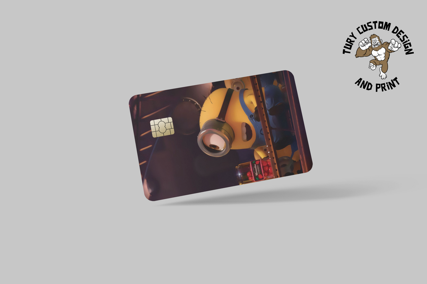 MINIONS 2 PC credit card skin & DEBIT CARD