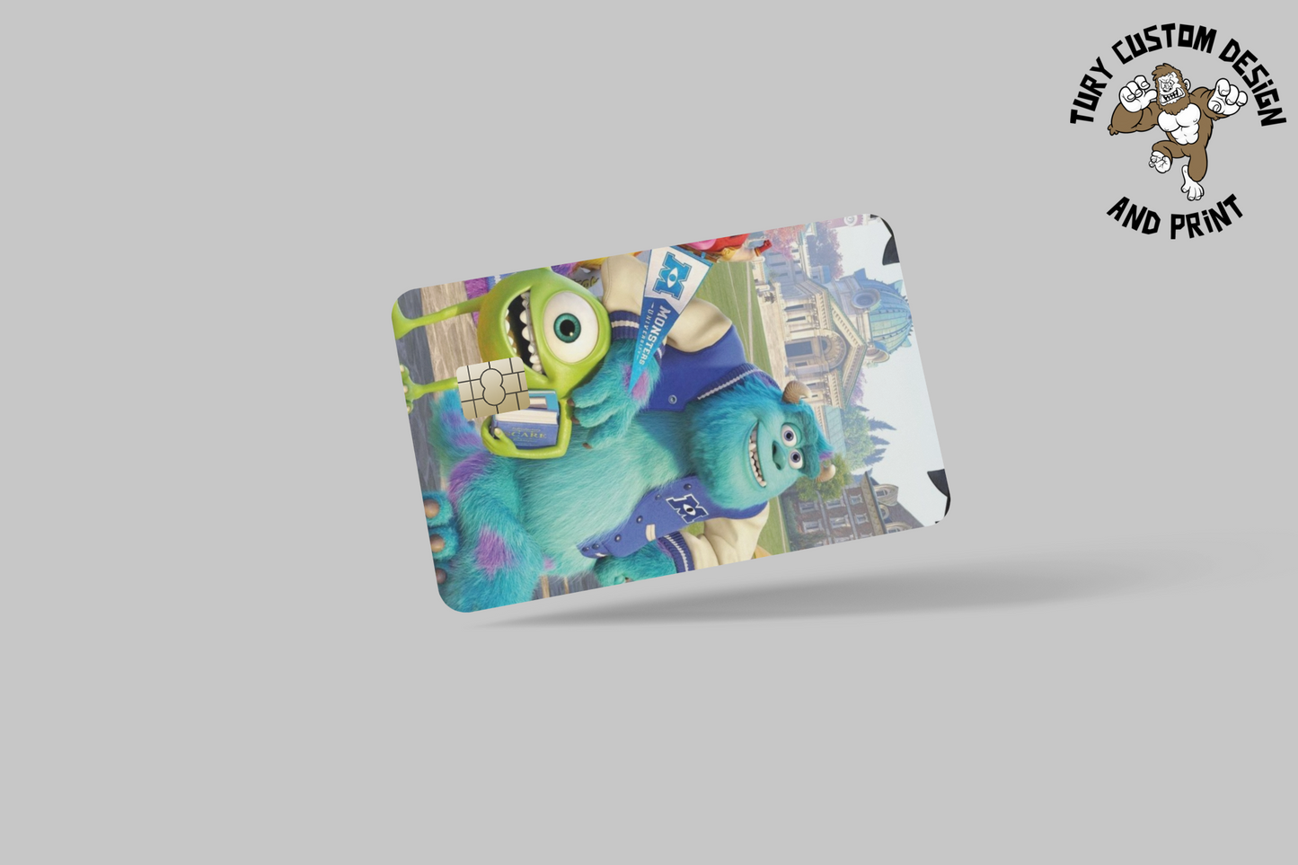 MONSTER INC 2 PC credit card skin & DEBIT CARD