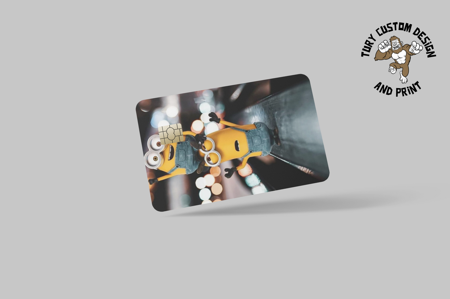 MINIONS 2 PC credit card skin & DEBIT CARD
