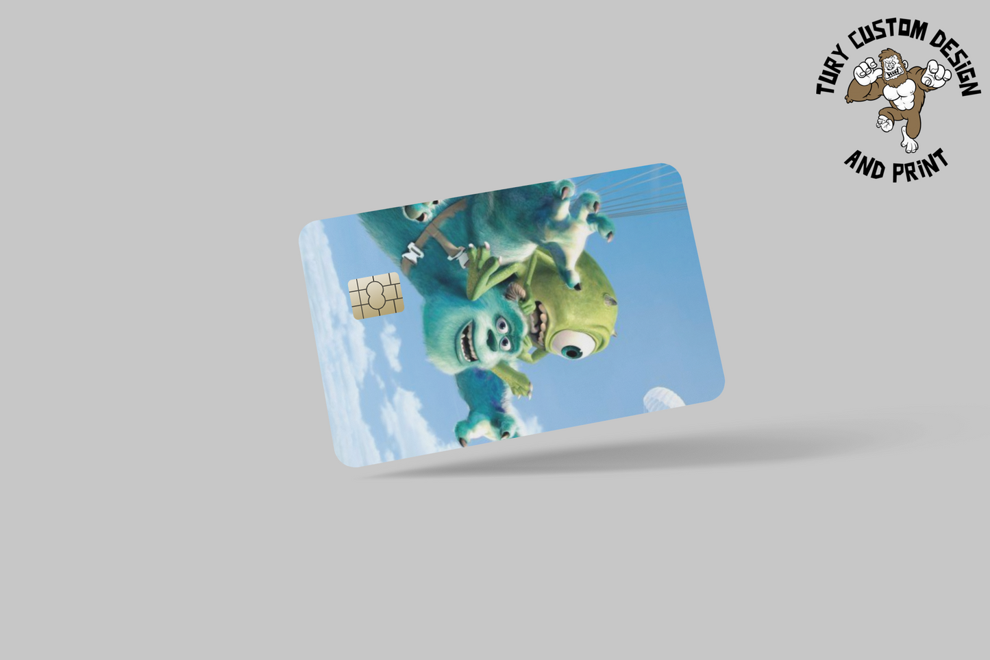 MONSTER INC 2 PC credit card skin & DEBIT CARD