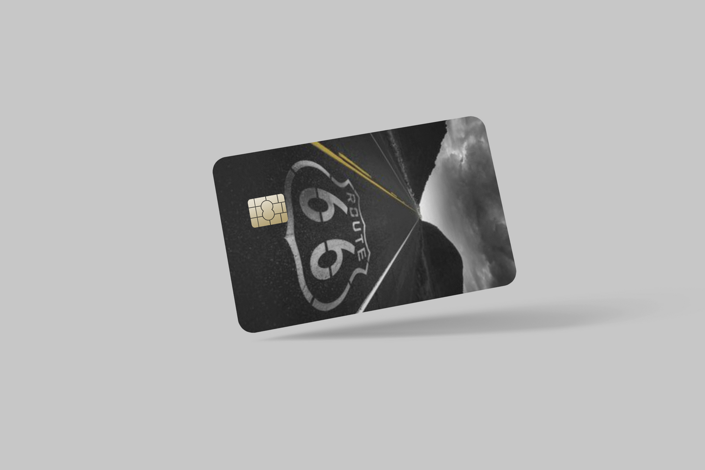 ROUTE 66 2 PC credit card skin & DEBIT CARD