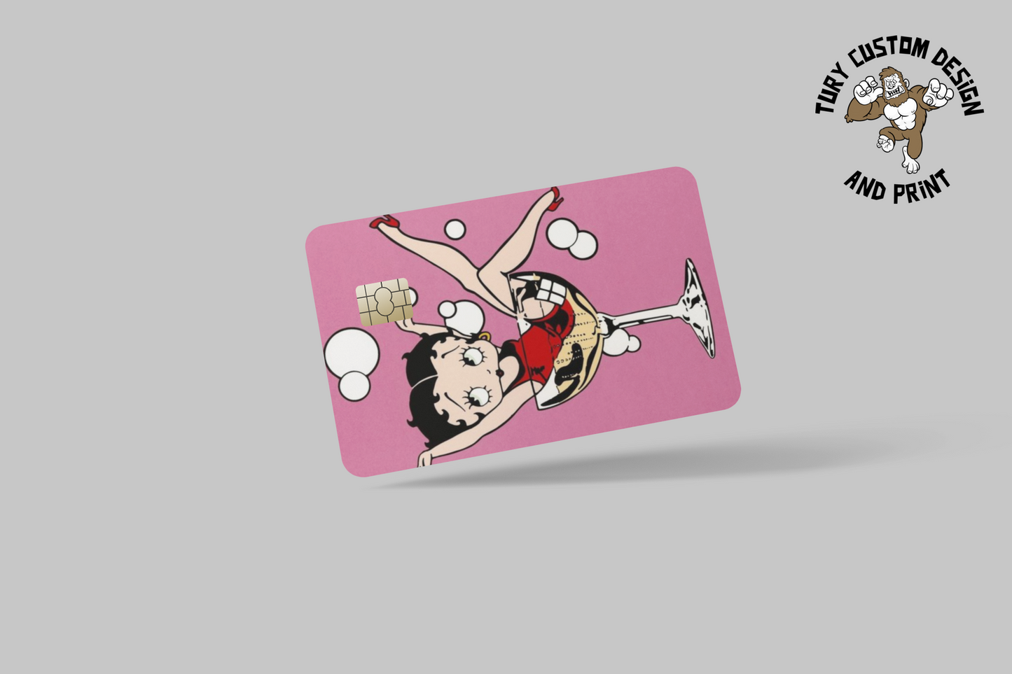 BETTY BOO 2 PC, credit card skin & DEBIT CARD