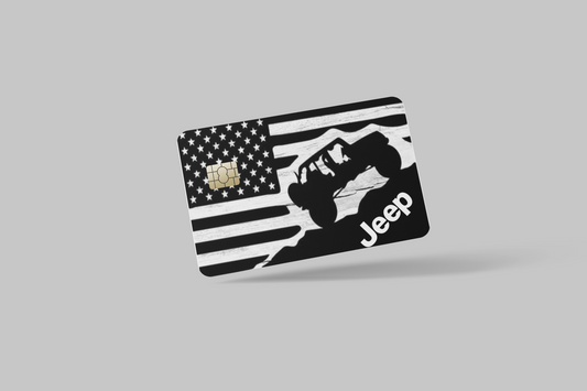 JEEP 2023 2 PC  credit card skin & DEBIT CARD