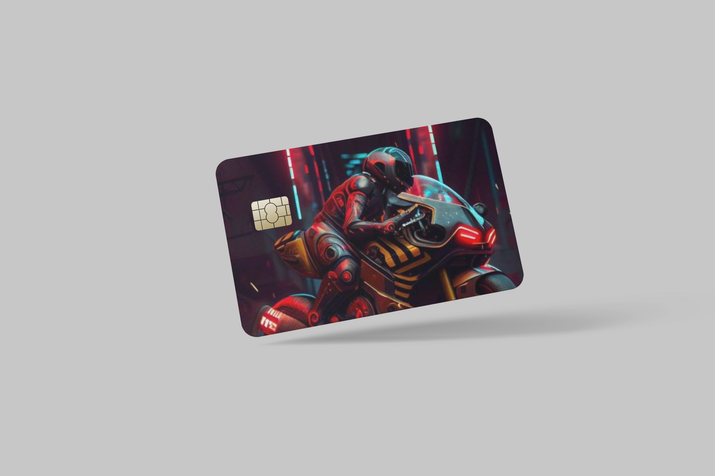 MOTORCYCLES OF THE FUTURE 2 PC credit card skin & DEBIT CARD