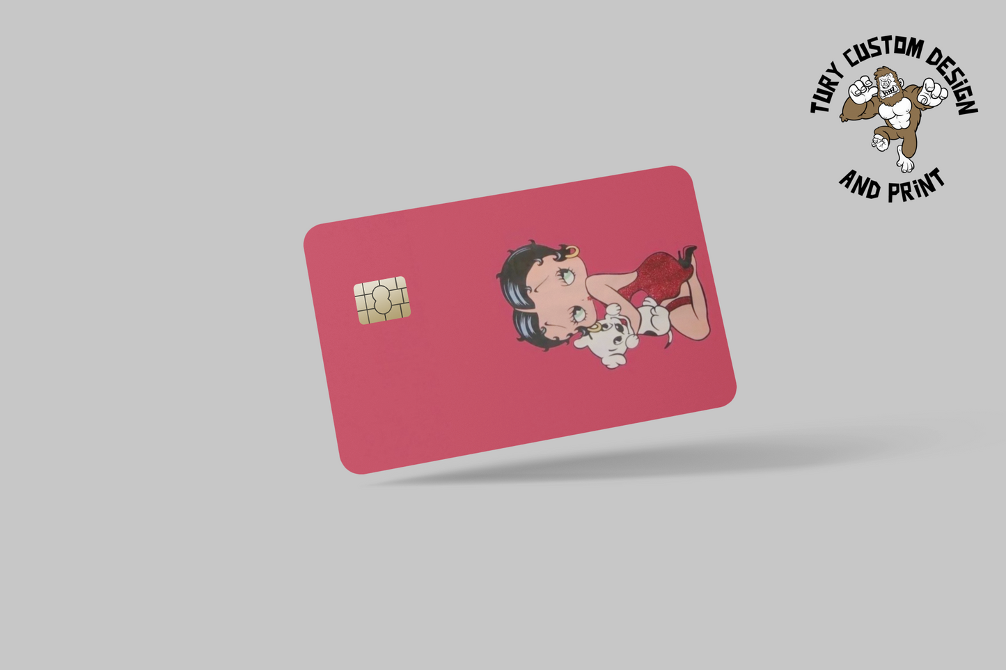 BETTY BOO 2 PC, credit card skin & DEBIT CARD