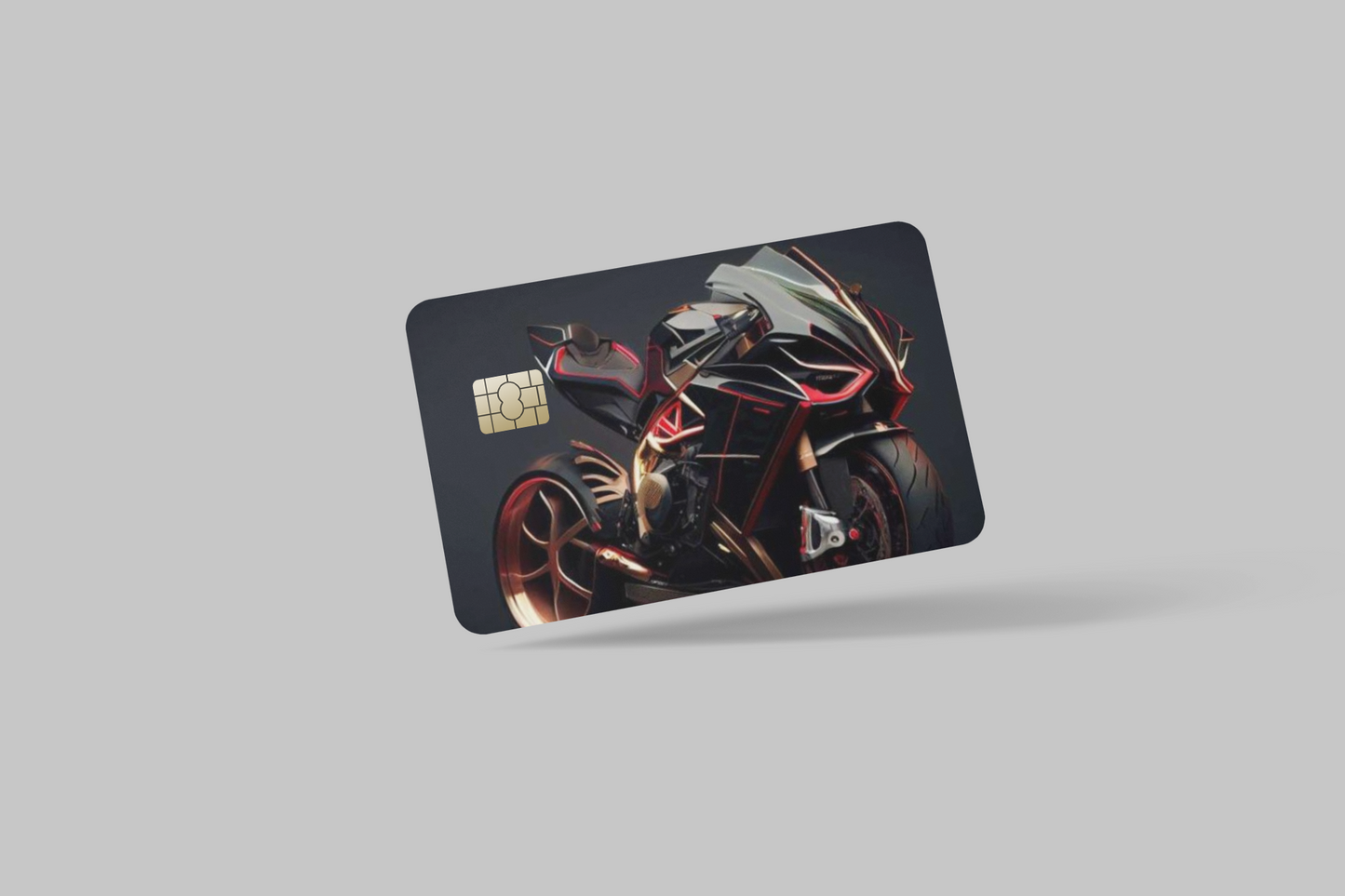 MOTORCYCLES OF THE FUTURE 2 PC credit card skin & DEBIT CARD