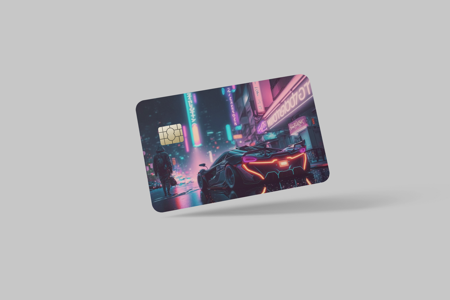 LUXERY SPORT CARS 2 PC credit card skin & DEBIT CARD