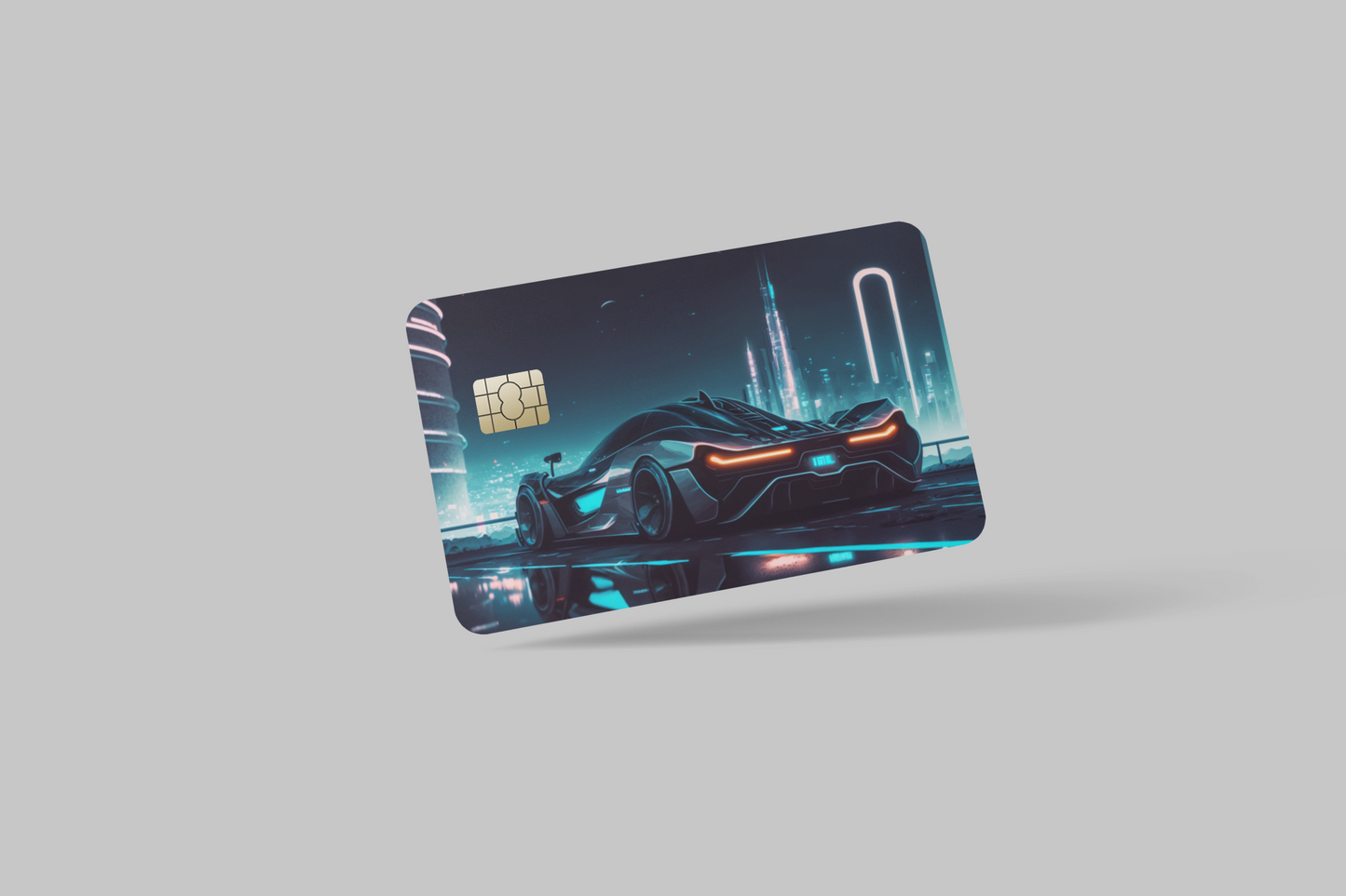 LUXERY SPORT CARS 2 PC credit card skin & DEBIT CARD