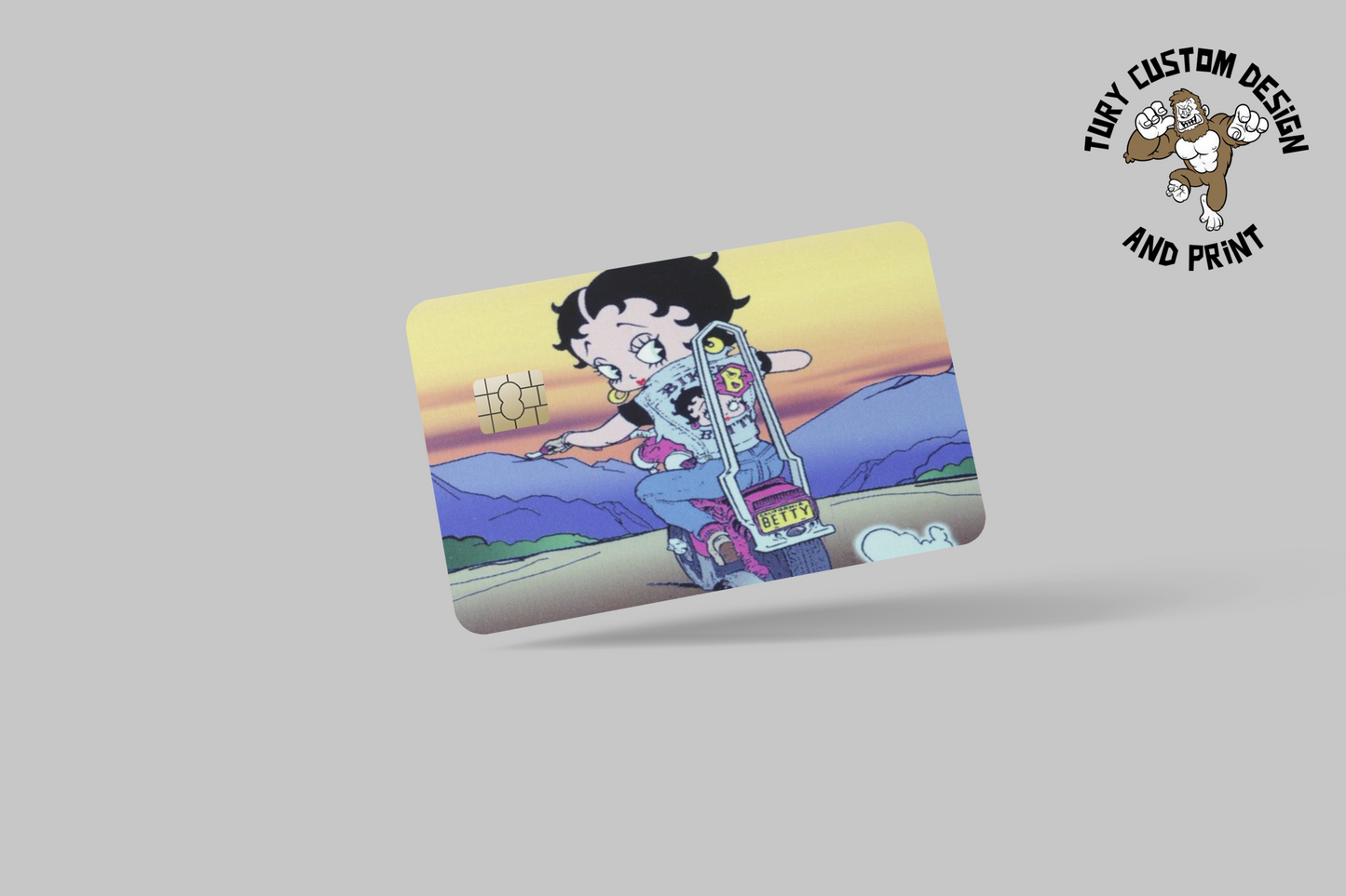 BETTY BOO 2 PC, credit card skin & DEBIT CARD