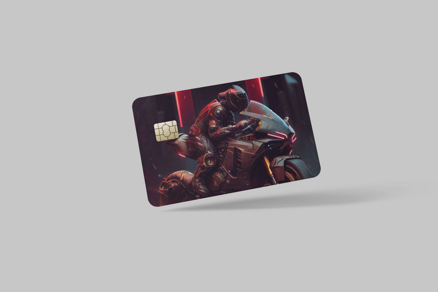 MOTORCYCLES OF THE FUTURE 2 PC credit card skin & DEBIT CARD