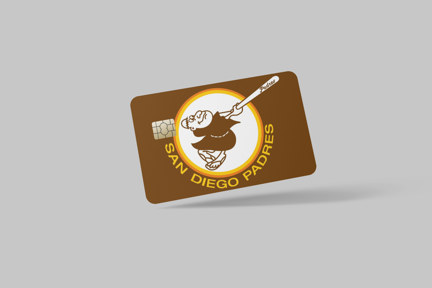 SAN DIEGO PADRES 2 PC credit card skin & DEBIT CARD