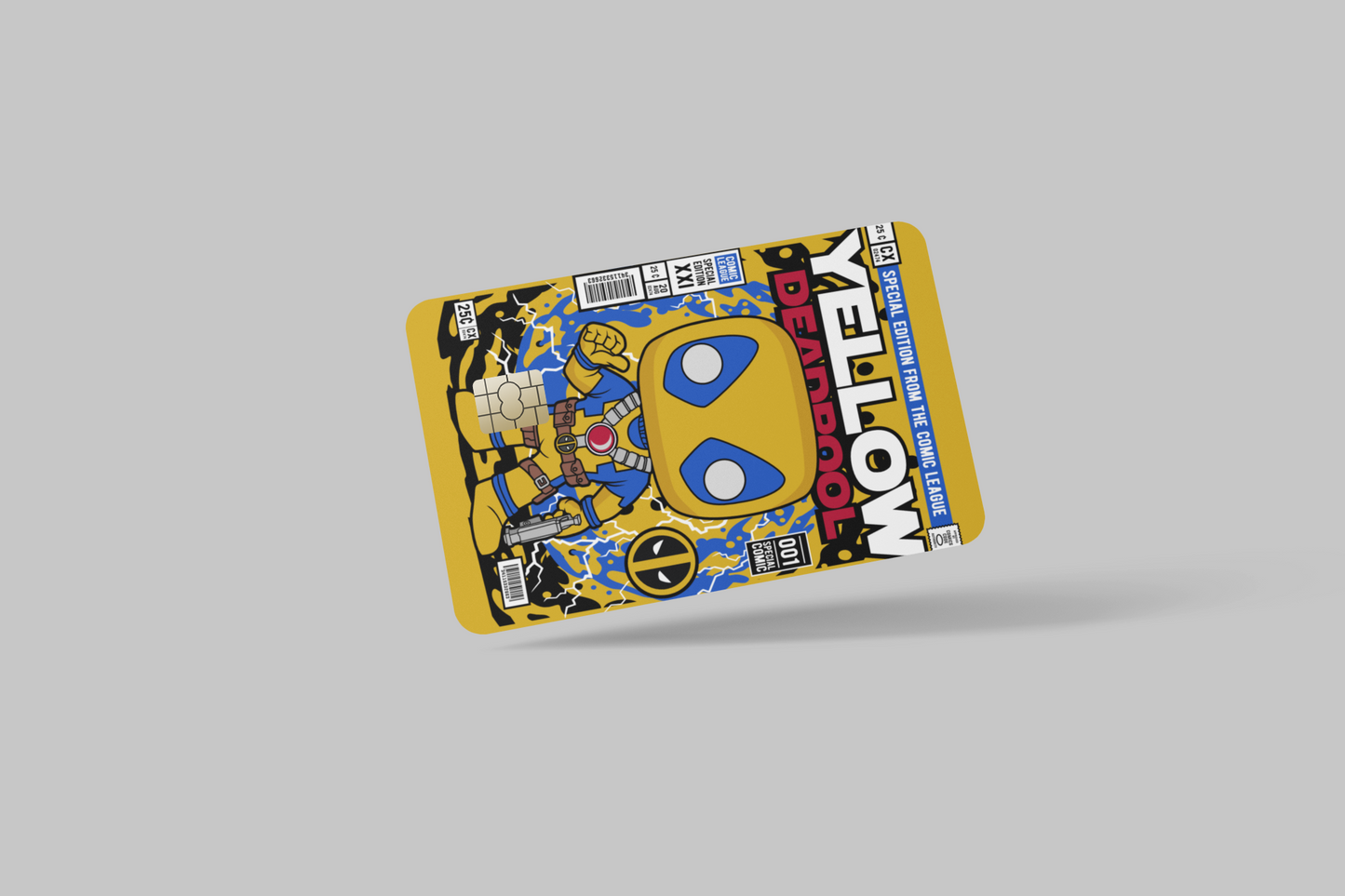 DEAD POOL 2 PC credit card skin & DEBIT CARD