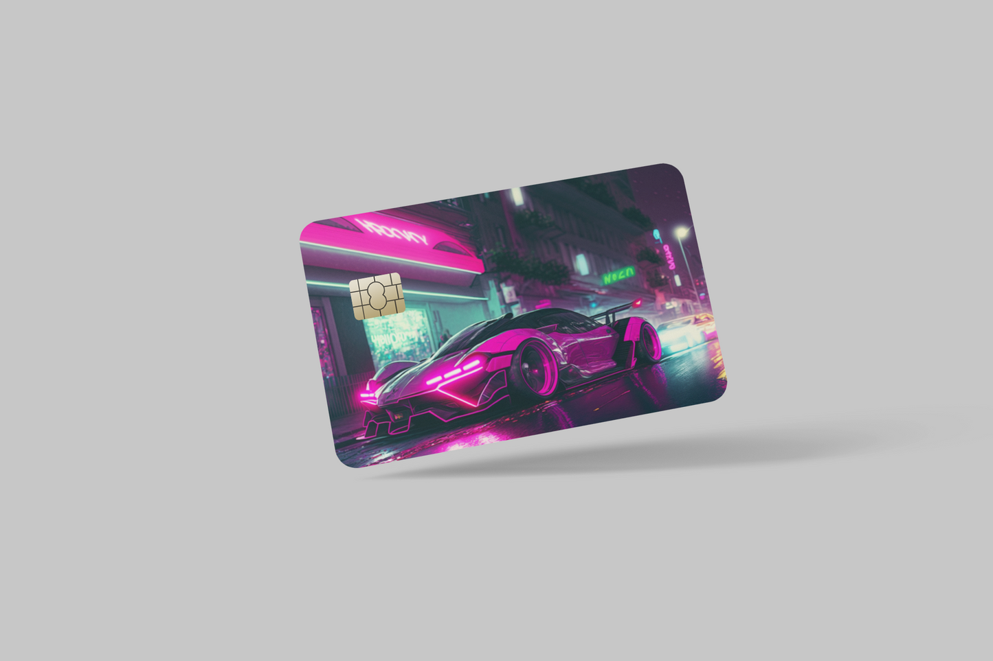 LUXERY SPORT CARS 2 PC credit card skin & DEBIT CARD