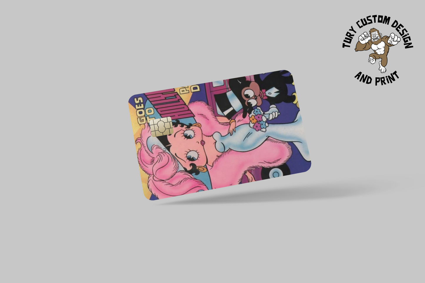 BETTY BOO 2 PC, credit card skin & DEBIT CARD
