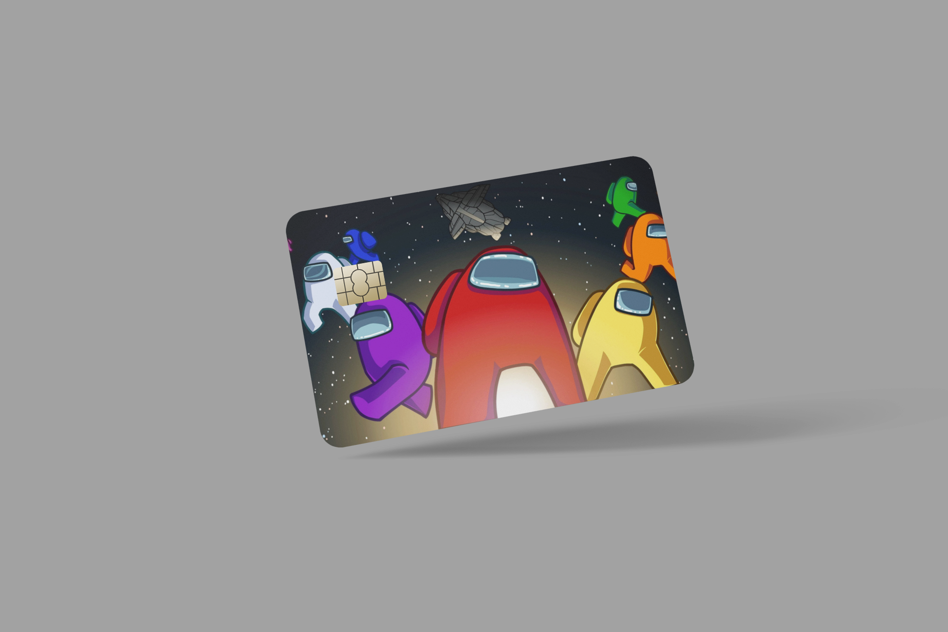 AMONG US 2 PC, credit card skin & DEBIT CARD Creative1981 AMONG US 2 PC, credit card skin & DEBIT CARD Creative1981