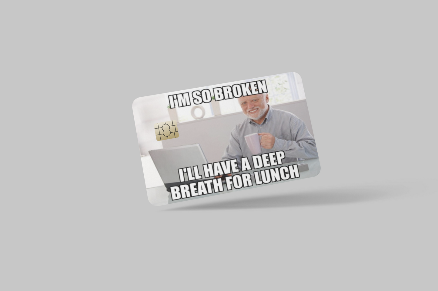 MEMES 2023 2 PC credit card skin & DEBIT CARD