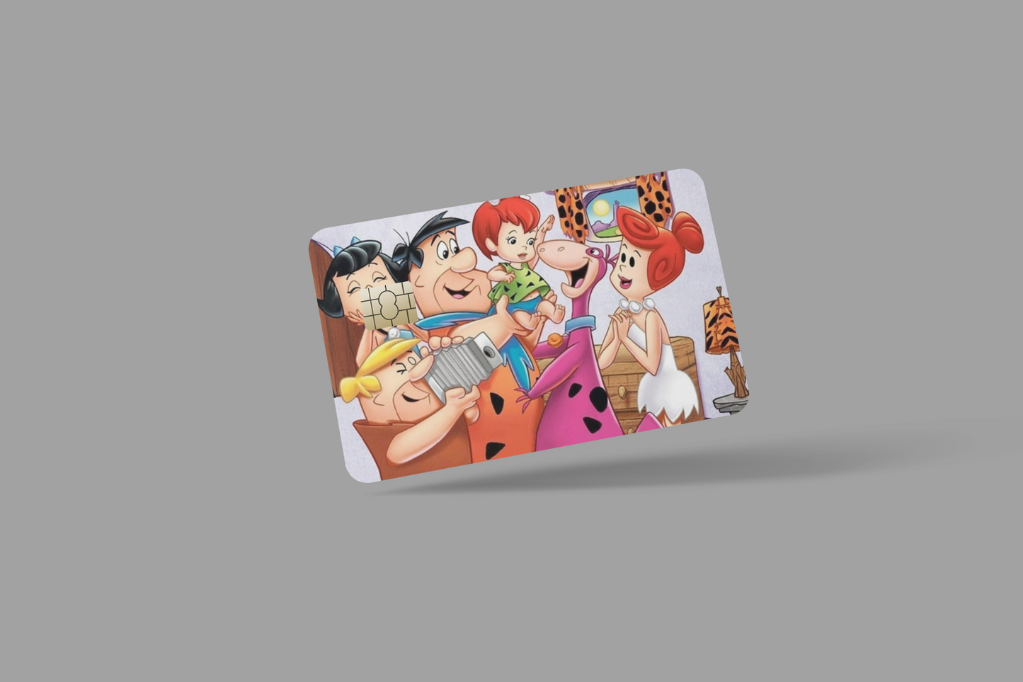 THE FLINTSTONE 2 PC credit card skin & DEBIT CARD