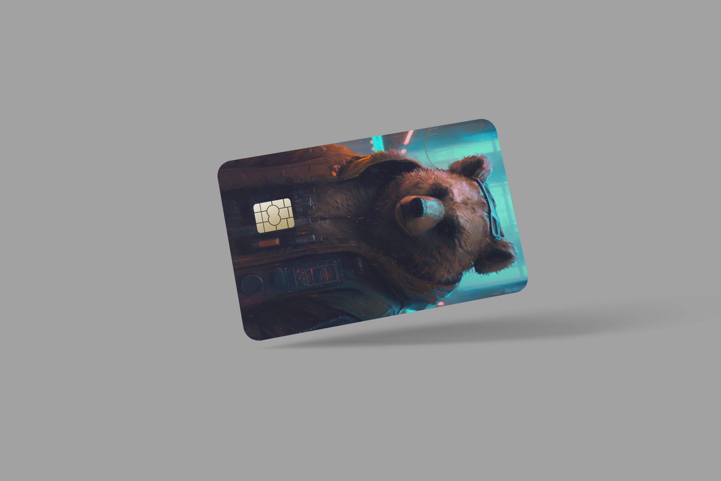PREDATORS ANIMALS 2 PC credit card skin & DEBIT CARD