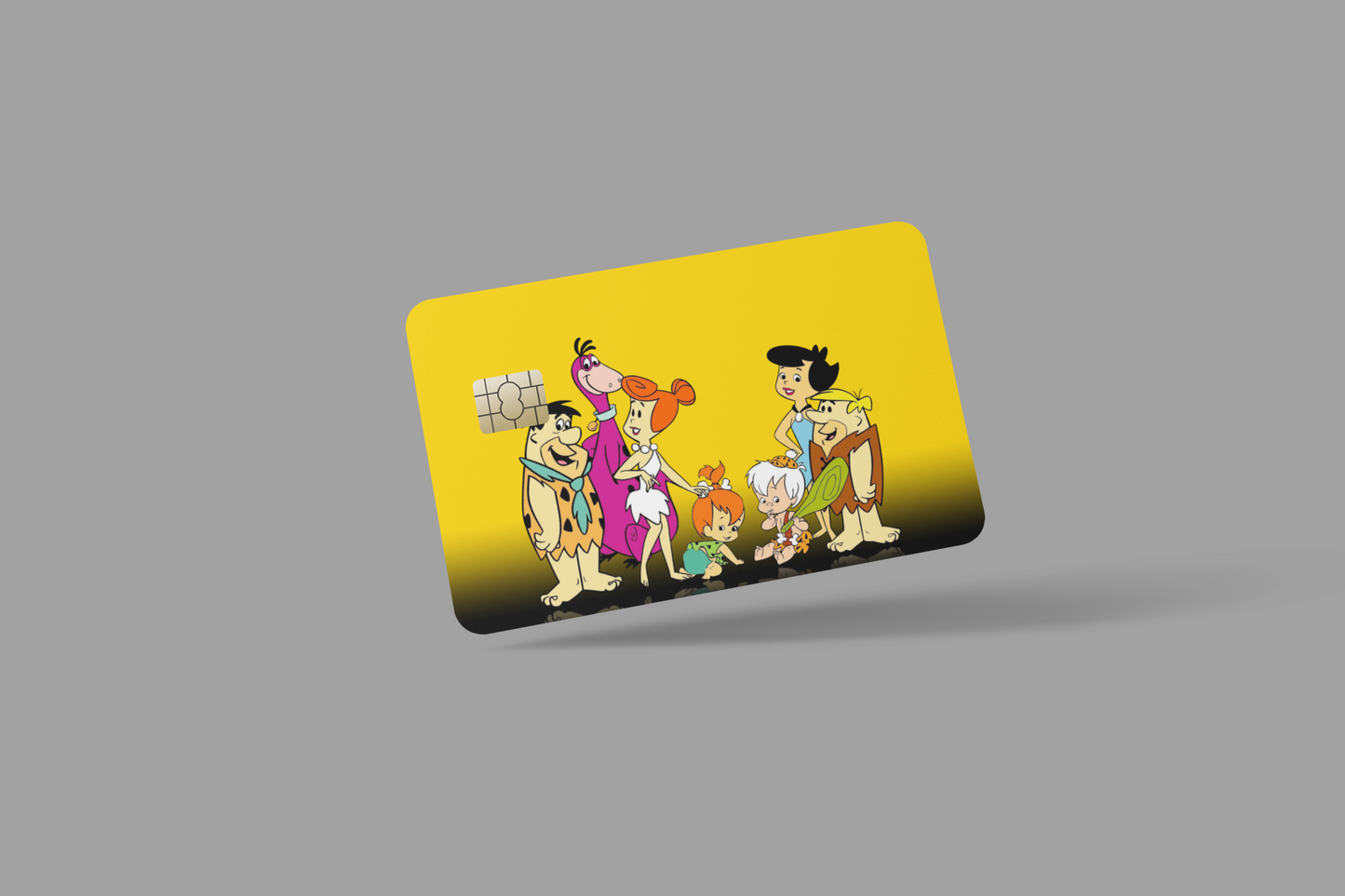 THE FLINTSTONE 2 PC credit card skin & DEBIT CARD