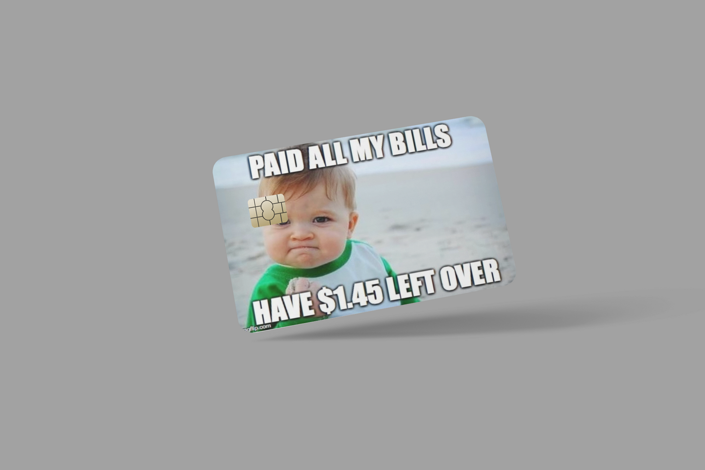 MEMES 2023 2 PC credit card skin & DEBIT CARD