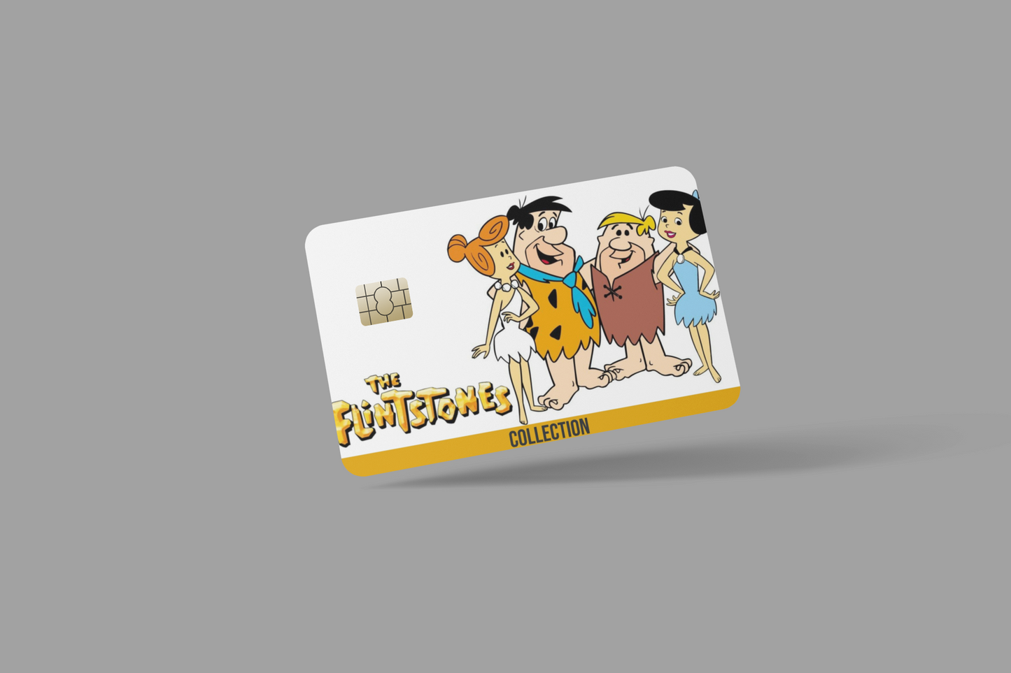 THE FLINTSTONE 2 PC credit card skin & DEBIT CARD