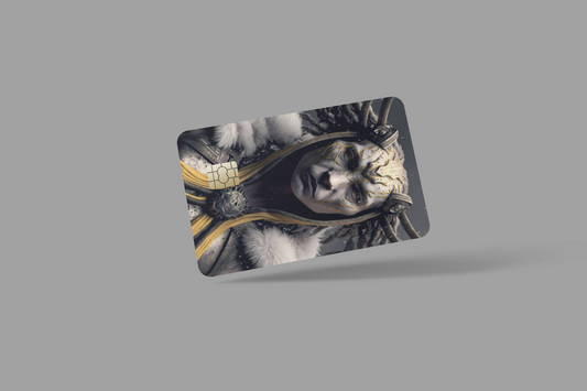 GALACTIC PANTHER  2 PC  credit card skin & DEBIT CARD