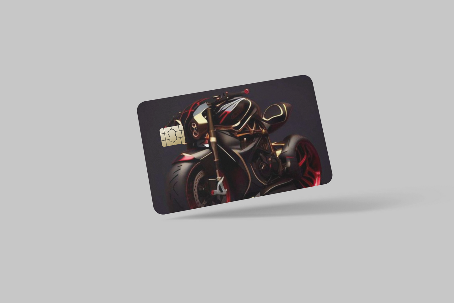 MOTORCYCLES OF THE FUTURE 2 PC credit card skin & DEBIT CARD