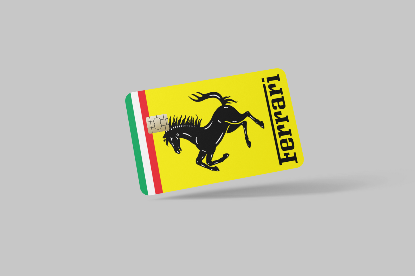 FERRARI 2 PC credit card skin & DEBIT CARD