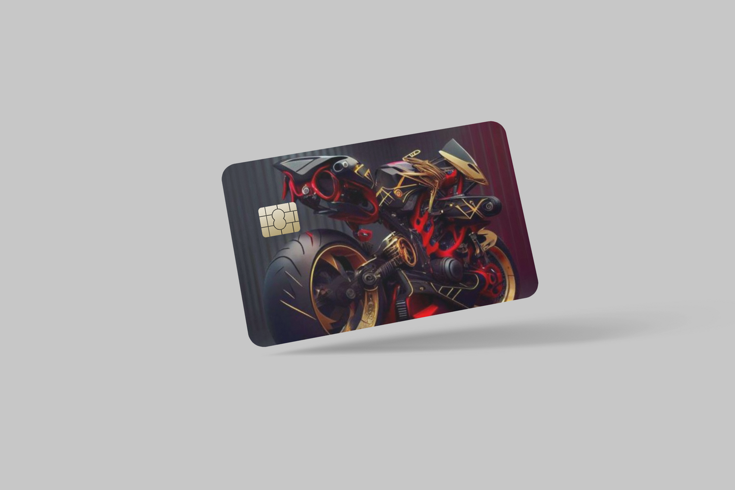 MOTORCYCLES OF THE FUTURE 2 PC credit card skin & DEBIT CARD