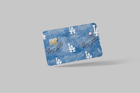 DODGERS 2 PC  credit card skin & DEBIT CARD