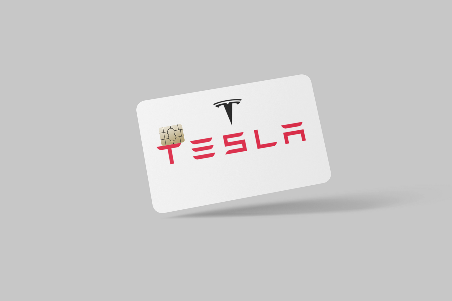 TESLA 2 PC credit card skin & DEBIT CARD