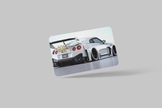 GT-R  2 PC  credit card skin & DEBIT CARD