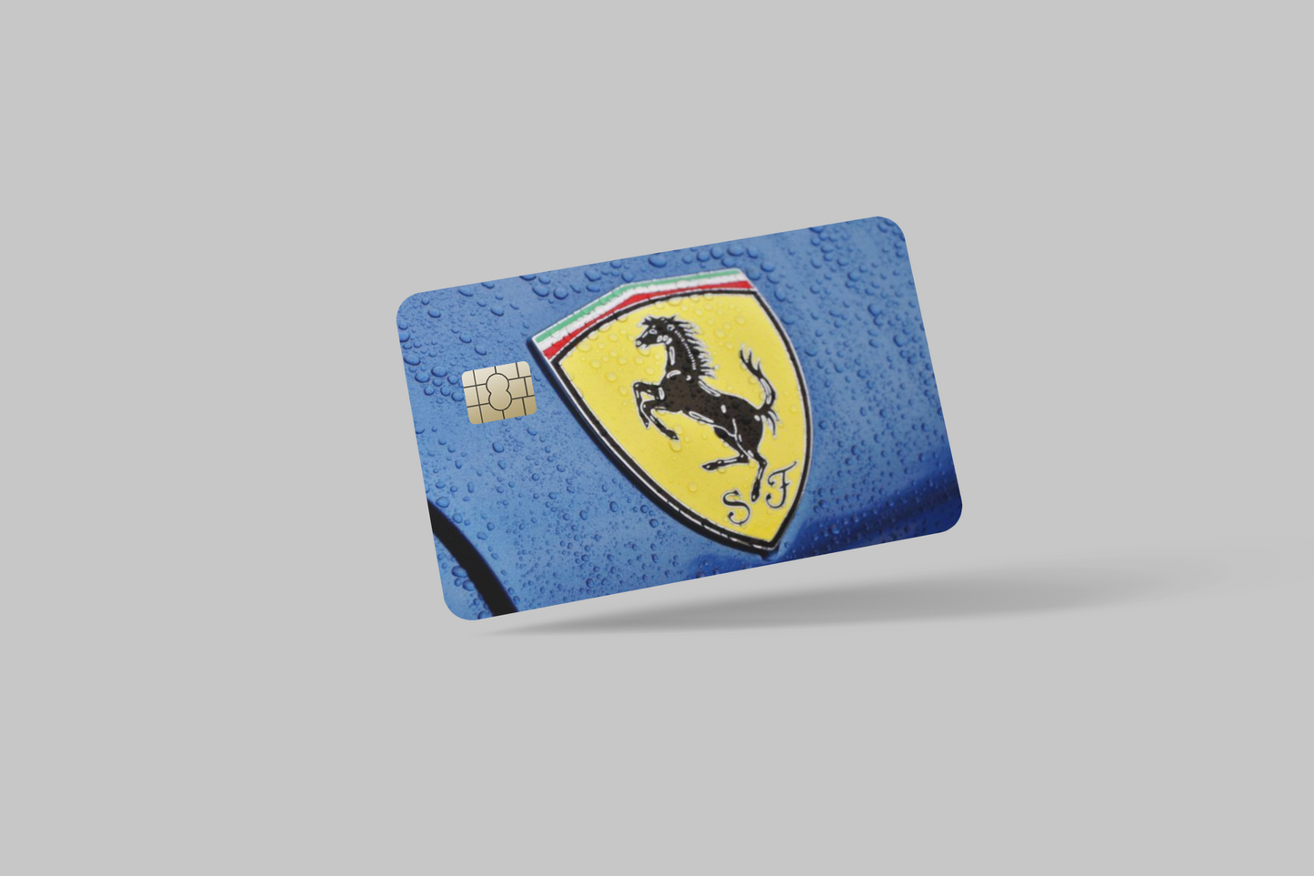 FERRARI 2 PC credit card skin & DEBIT CARD