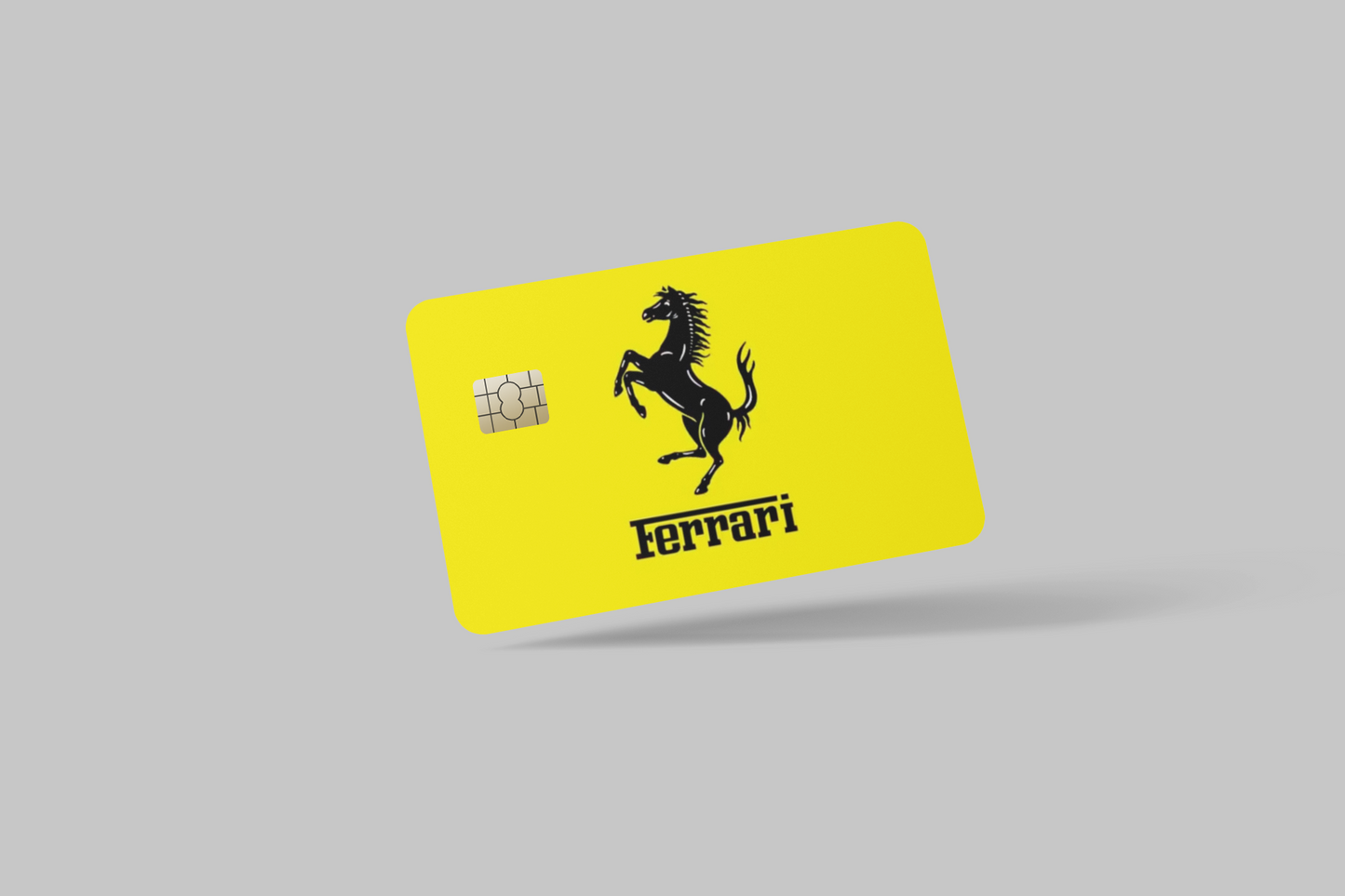 FERRARI 2 PC credit card skin & DEBIT CARD