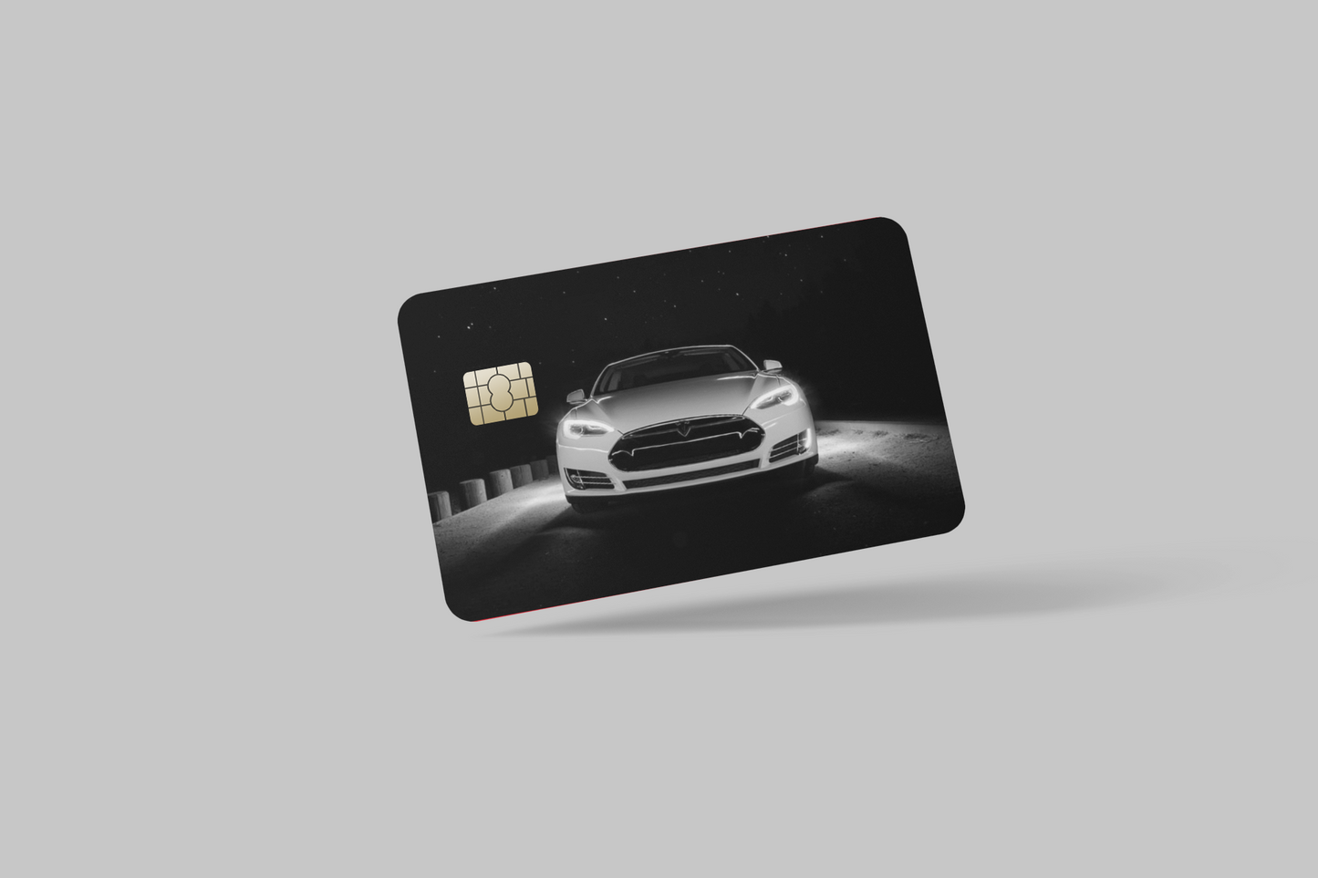 TESLA 2 PC credit card skin & DEBIT CARD