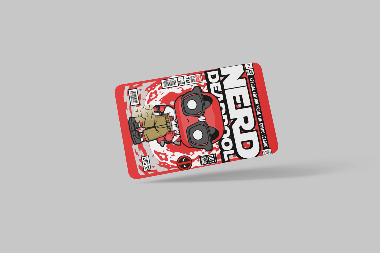 DEAD POOL 2 PC credit card skin & DEBIT CARD