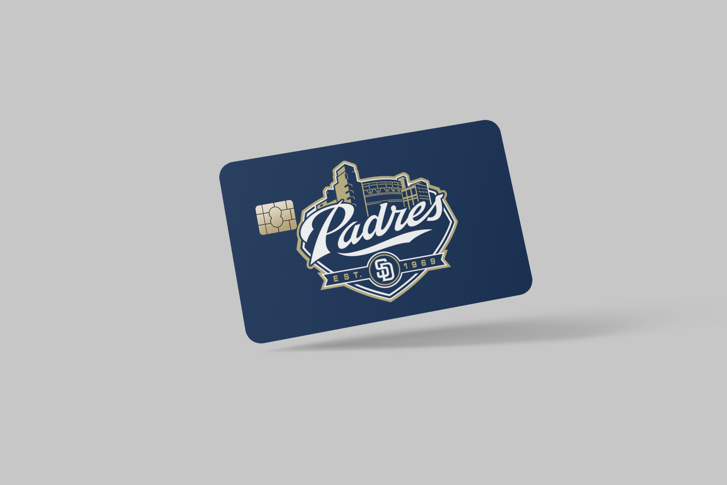 SAN DIEGO PADRES 2 PC credit card skin & DEBIT CARD
