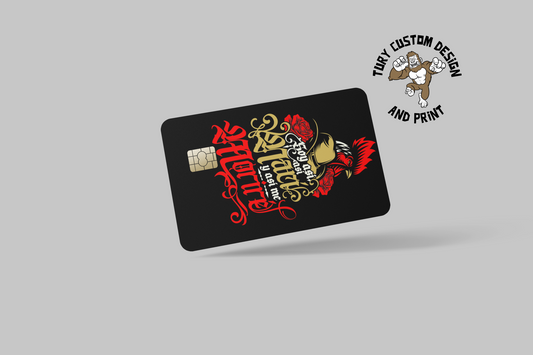 MEXICAN STYLE  2 PC  credit card skin & DEBIT CARD