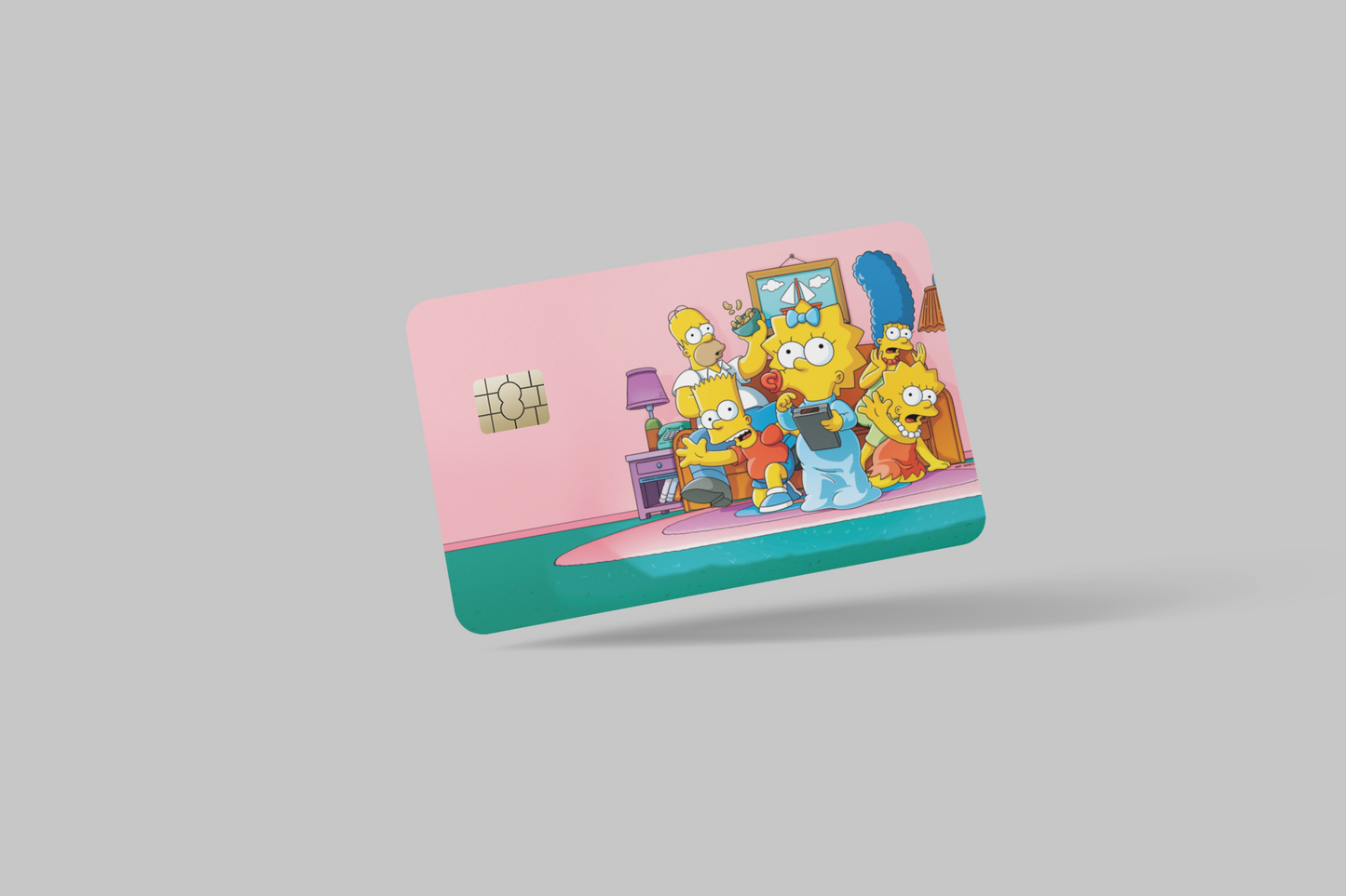 THE SIMPSONS  2 PC  credit card skin & DEBIT CARD