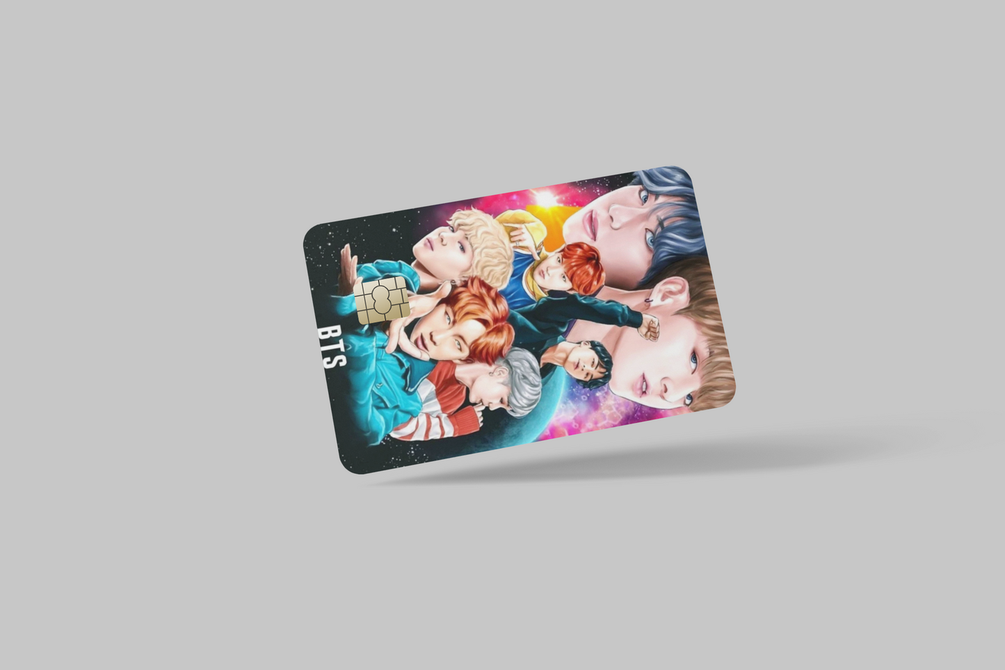 BTS 2 PC, credit card skin & DEBIT CARD