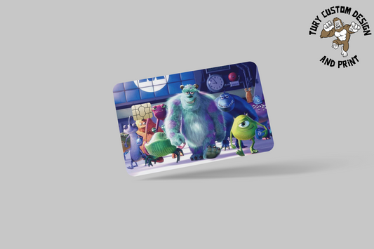 MONSTER INC  2 PC  credit card skin & DEBIT CARD