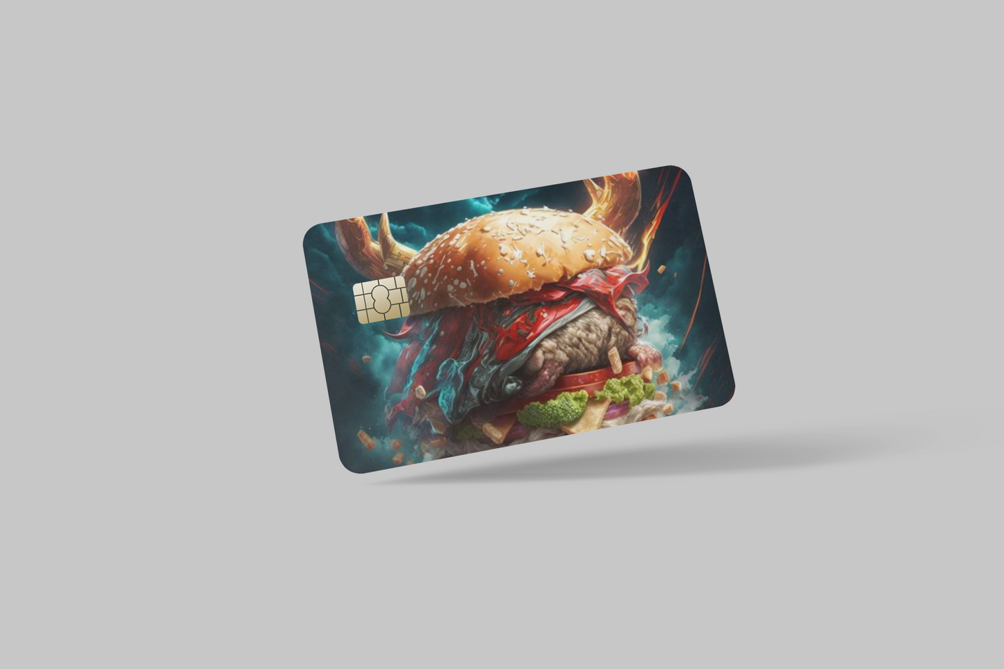 SUPERBURGER 2 PC, credit card skin & DEBIT CARD