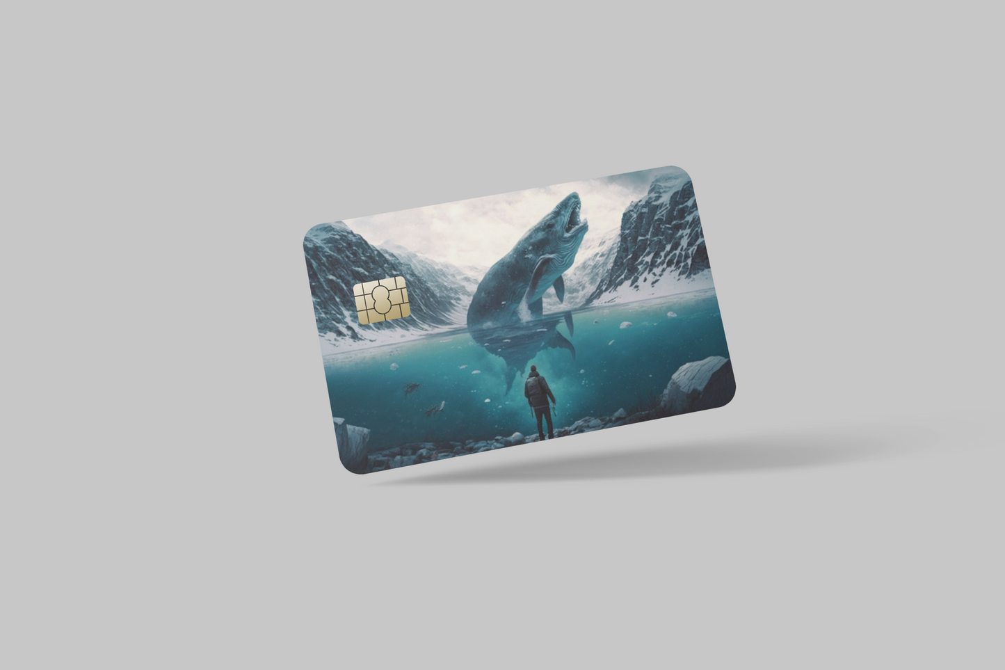 THE NORTH FRONTIER  2 PC  credit card skin & DEBIT CARD